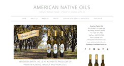 Desktop Screenshot of americannativeoils.com